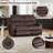 Modern and Upholstered Vegan Leather Power Reclining Sofa with USB Charge Port-2020501681