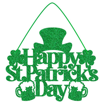 St. Patrick's Day Decorative Door Hangings Happy St. Patricks Door Pendant Decorative Props