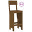 Avital Brayden Studio Bar Set with Wood Frame and Solid Wood Outer Material-568071363