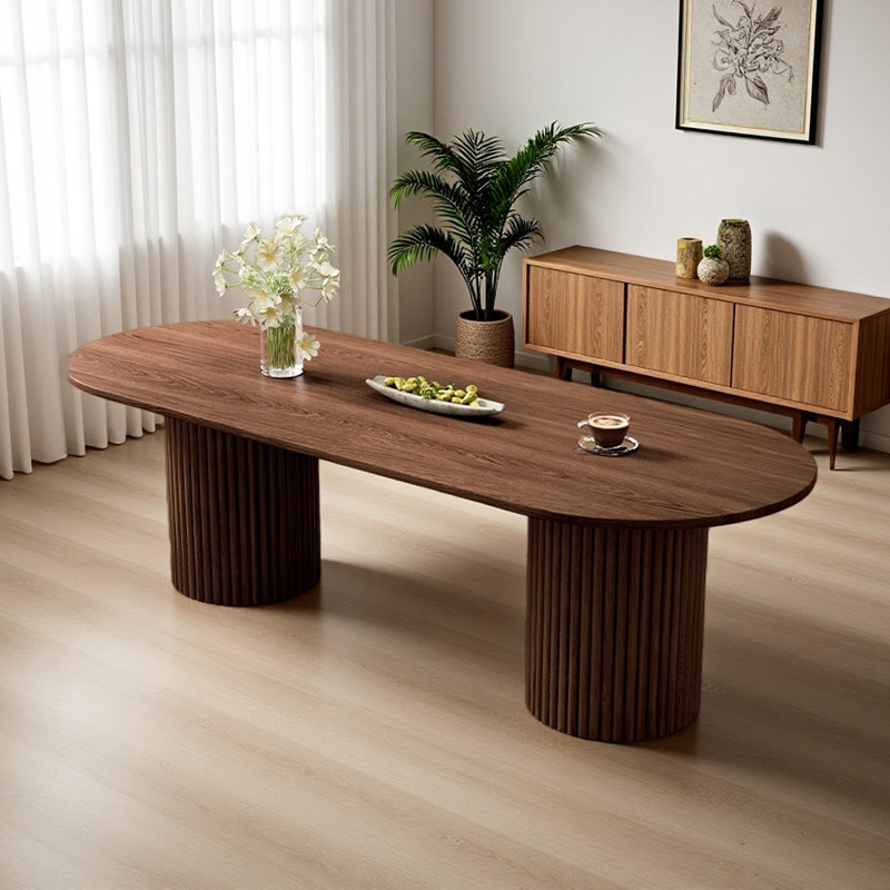 French-style Simple Solid Wood Dining Table