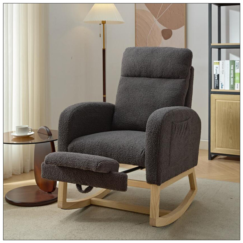 Chaise berçante Modern, Gris