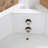 Vanity Stool Makeup Bench Dressing Stool With Cushion And Solid Legs,White