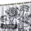Rideau de douche rétro avec 12 crochets Vintage Floral-2000769177