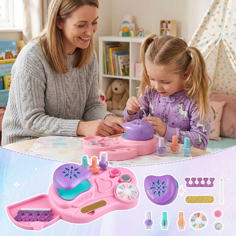 Kids Nail Polish Pretend Toy Set
