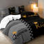 Ensemble de housse de couette en microfibre avec taies d'oreiller Valentine-121888104-121888107