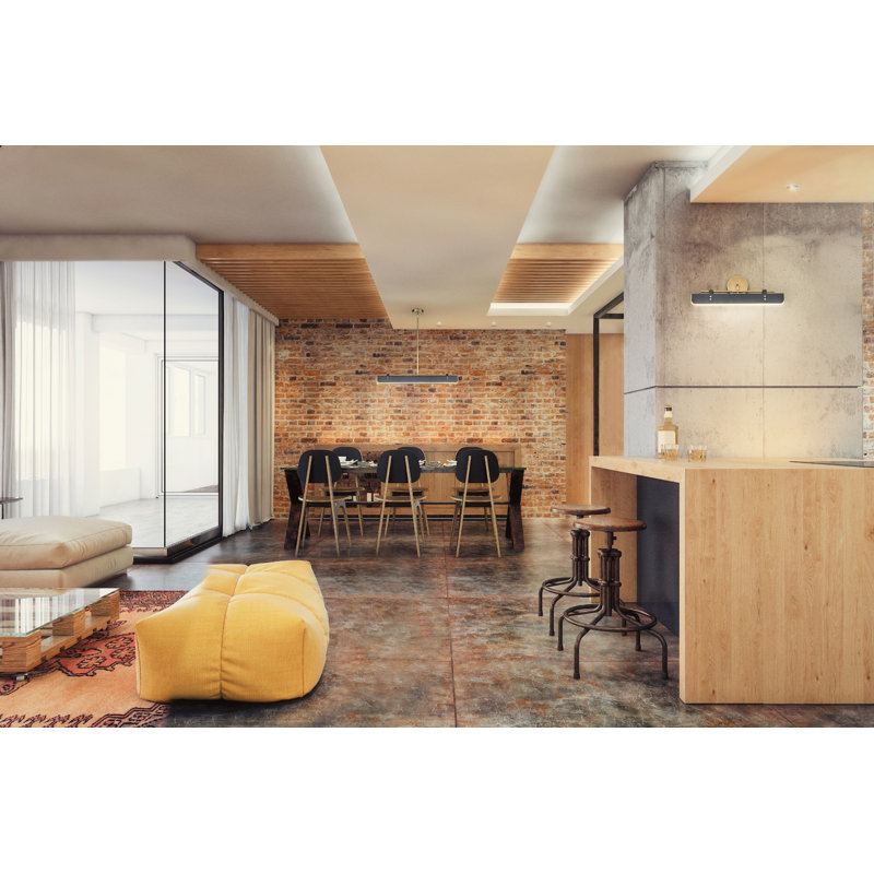 Valise Vintage Brass LED Wall Sconce with Vegan Leather