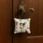 Ornement carré en tissu Smooth Fox Terrier-2087201010