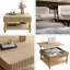 Table basse à plateau relevable cannelé 31,5 pouces avec rangement ouvert et caché, mécanisme de levage hydraulique, pieds en bois massif rétro pour le salon, canapé-1779017731