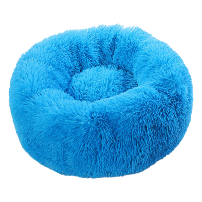 Leanne Orthopedic Nest Pet Bed, Blue, 70 W x 70 D cm