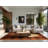 Soft Plush Farner Thanksgiving Modern & Contemporary Abstract Area Rug in Brown – LightBrown Binding-327224335