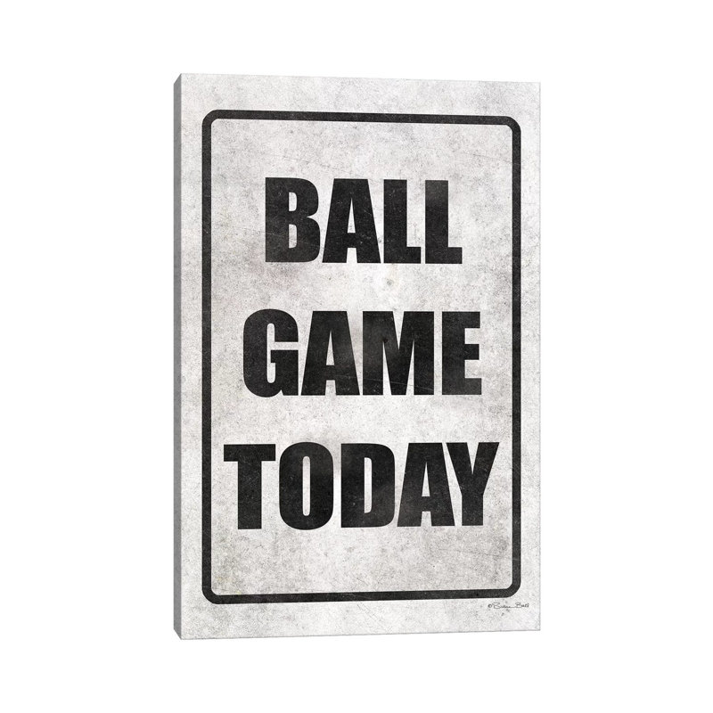 Ball Game Today by Susan Ball - Wrapped Canvas Gallery-Wrapped Canvas Giclée, 30.48cm H x 20.32cm W