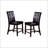 Upholstered Counter Height Chairs In Espresso Finish