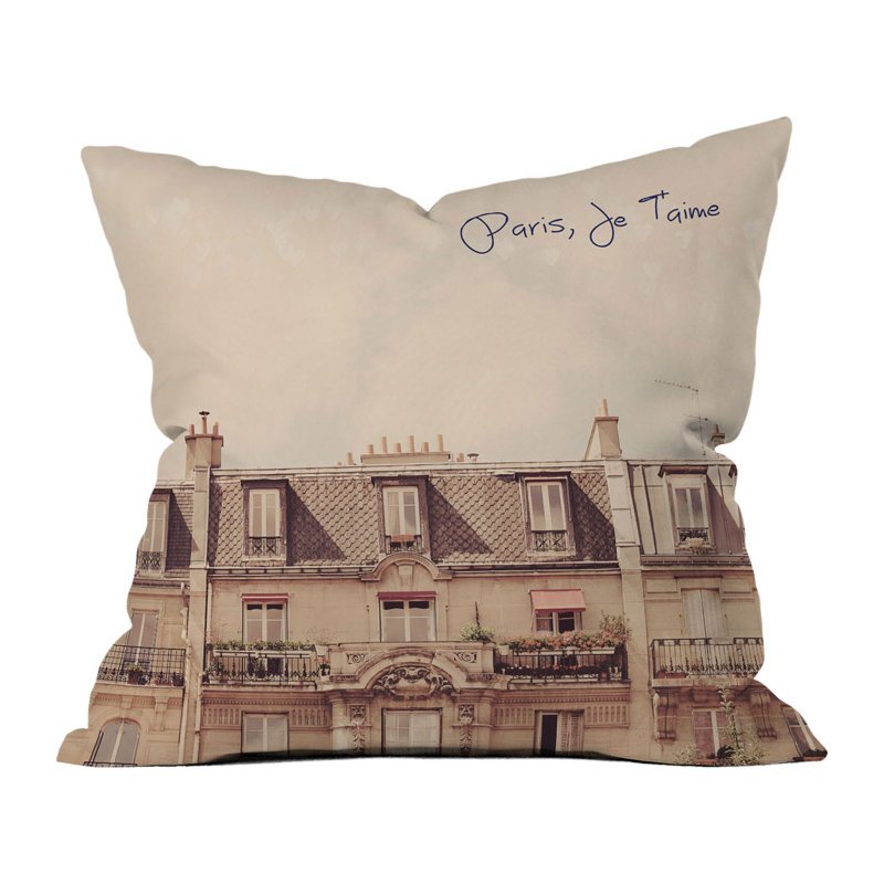 Coussin extérieur t’aime happee monkee paris