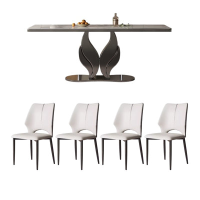 Modern simple light luxury dining table sets