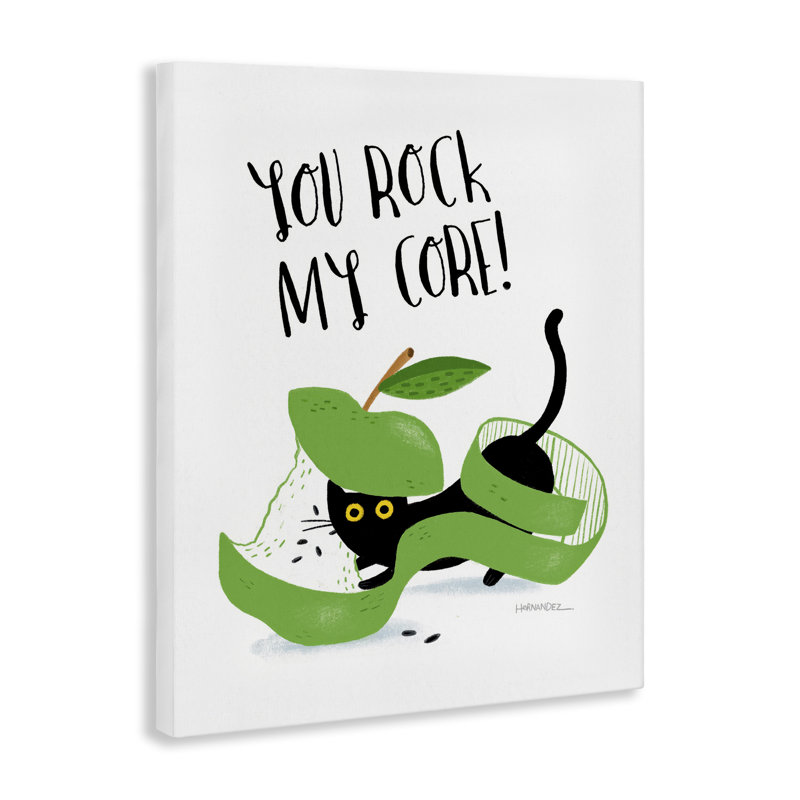 «Rock My Core Cat» par Leeza Hernandez, H 40 po x l 30 po