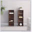 Bibliothèque ultra mince à 8 couches avec bordure ondulée, idéale pour le bureau à domicile et le rangement multifonctionnel-130603098