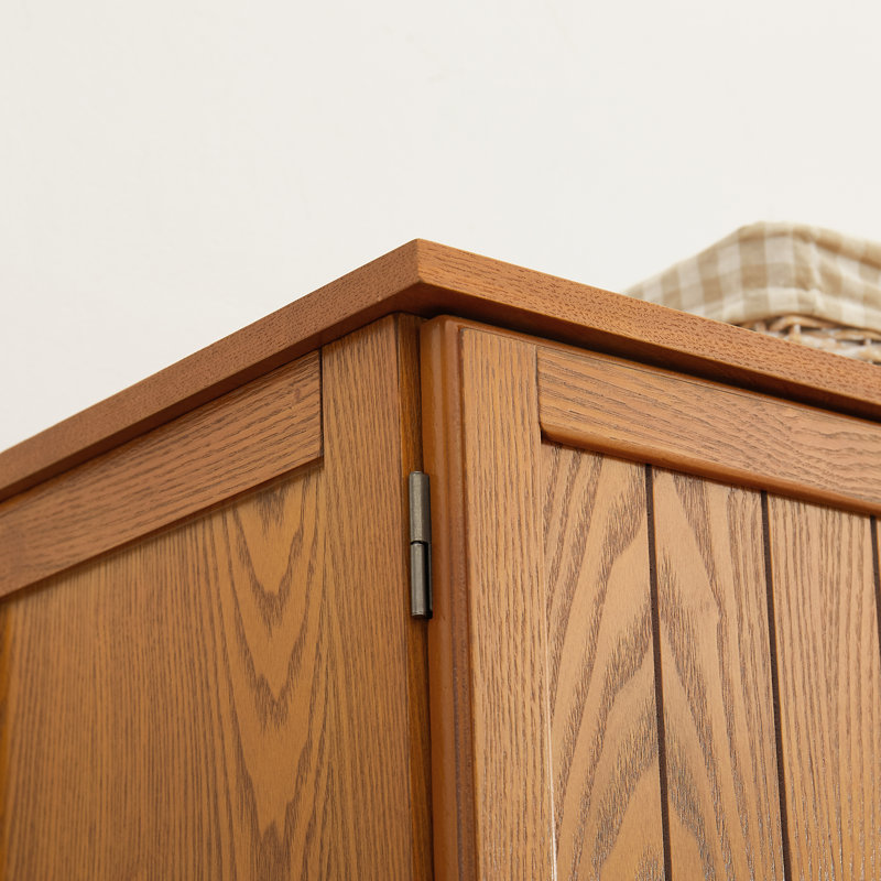Armoire de salle de bain autoportante, Chêne