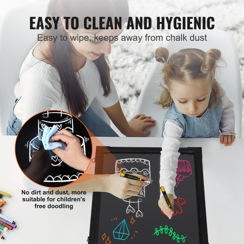 VEVOR No Composite Aluminium Chalkboard, 16" W x 12" L