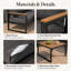 Ensemble de canapé modulaire en métal gris