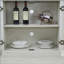 Buffet de rangement 30,75 "avec 2 portes en miroir-1547398098