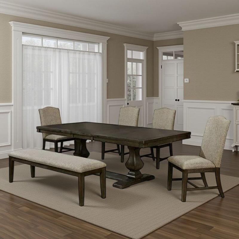 Kely Rectangular 40'' L x 94.37'' W Dining Set