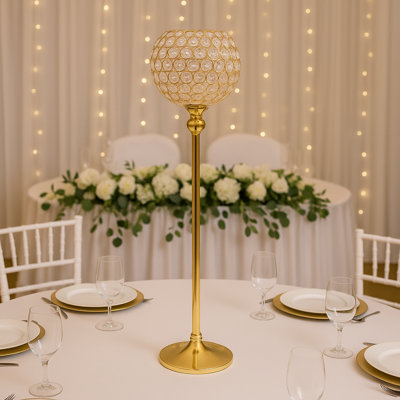 Crystal Tabletop Candelabra