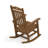 Outdoor Adirondack Rocking Chair HIPS All Weather Oversized Plastic Patio Chair Rocker（Set Of 2）-118763000