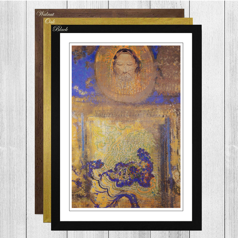Odilon Redon - Single Picture Frame Painting, Black