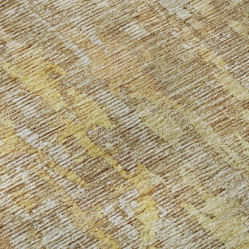 Premium Machine Washable Kelton AMF1237 Modern Rug, Runner 2'3" x 7'6"