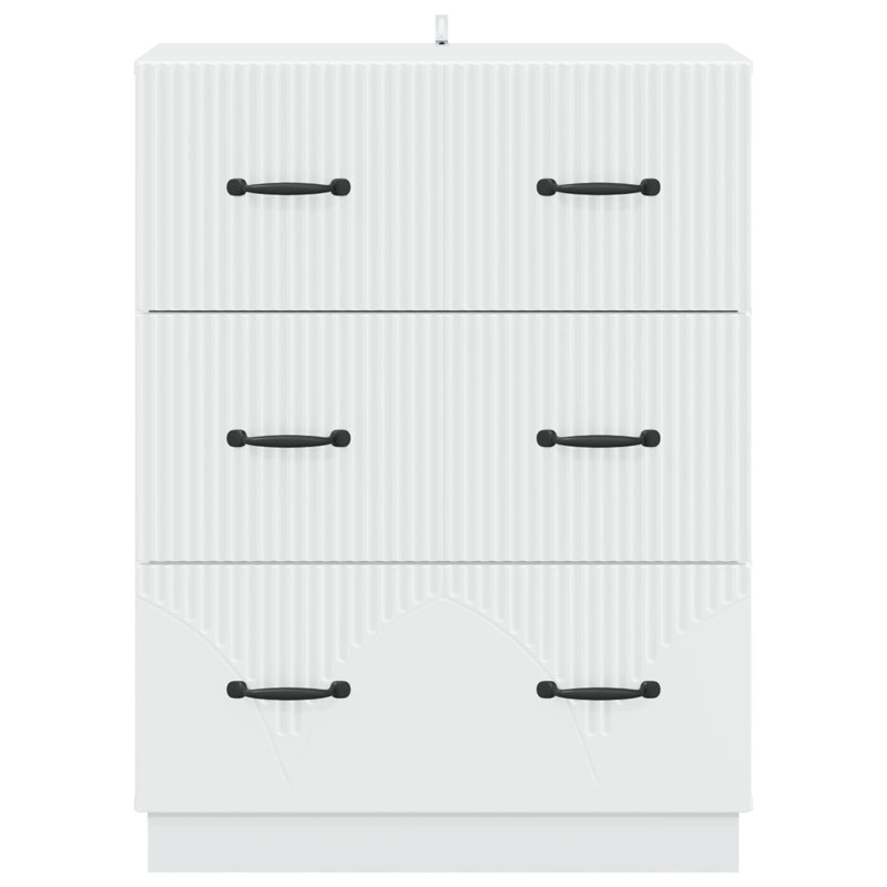 Engineered Wood Rectangle Accent Chest, 87cm H x 66cm W x 34.5cm D