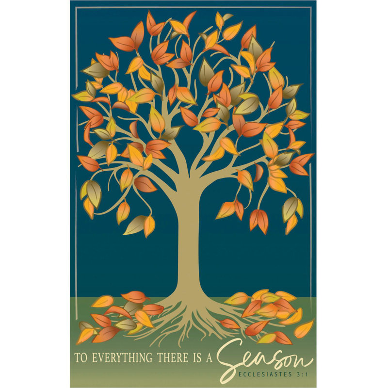 Drapeau de jardin en polyester 44 x 28 po Apphia