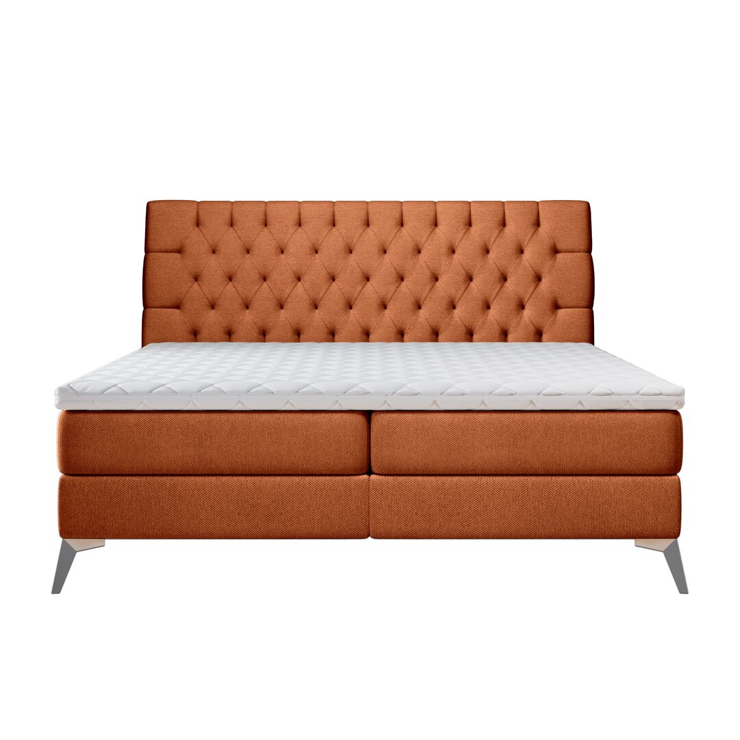 Boxspringbett Mccormick mit Topper und Bettkasten