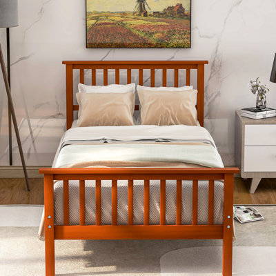 Lit plateforme en chêne avec repose-pieds - améliore la performance de la tête de lit et offre une expérience de chambre à coucher relaxante