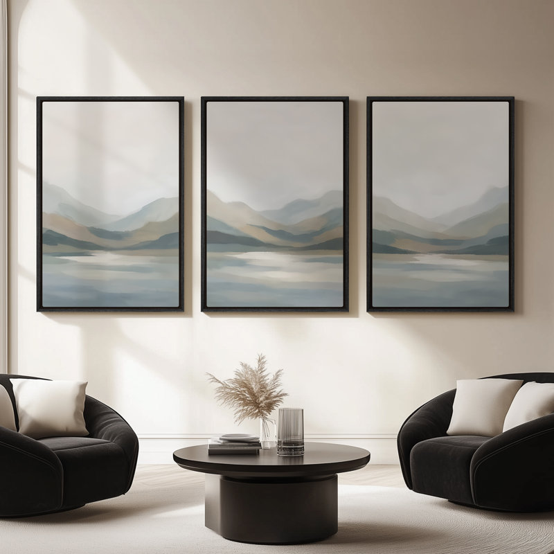 Art mural encadré sur toile, impressions murales abstraites rétro 24 "x 36", H 36 po x l 24 po, Noir