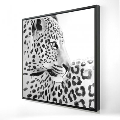 Beautiful Leopard Print On Canvas