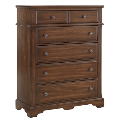 Millers 6 Drawer 43"" W Solid Wood Chest -  Canora Grey, A2582EF756A44A2EBC6FE0019EA1F3DE