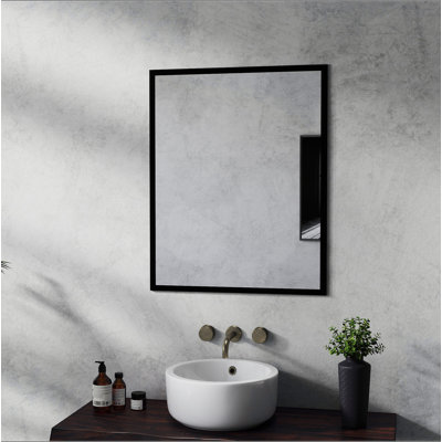 Elevate Your Bathroom Aesthetic With This 24-Inch Aluminum Mirror!​