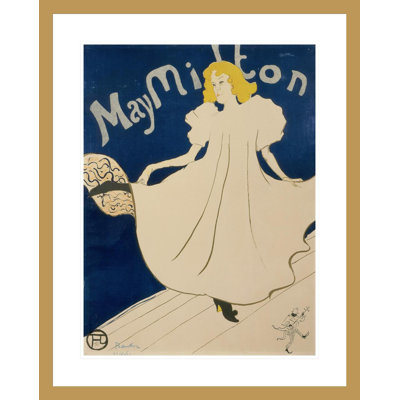 May Milton by Henri de Toulouse-Lautrec -Framed Giclee Print