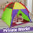 Alvantor 58'' W x 58'' D Indoor / Outdoor Polyester Triangular Play Tent