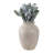 Tiyler Modern Decorative Pottery Terracotta Vase With Textured Surface And Rounded Rim For Casual Home Style Accents Sleek Rustic Design Versatile Standalone Display Handmade-Look Artisan Finish-1398690861