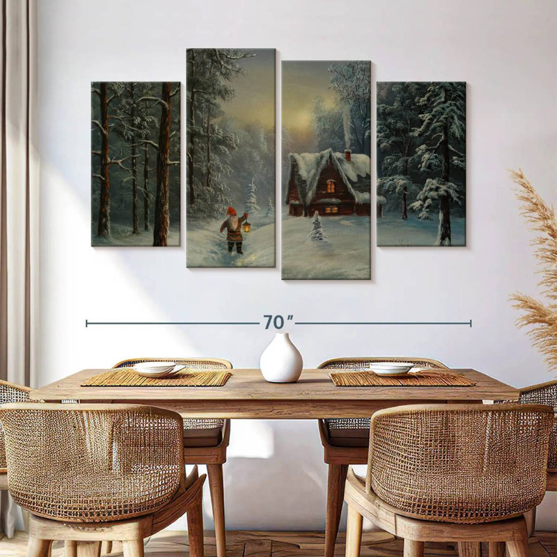 Elfe de Noël errant, H 42 po x l 68 po