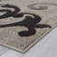Tapis décoratif abstrait champagne-94528462