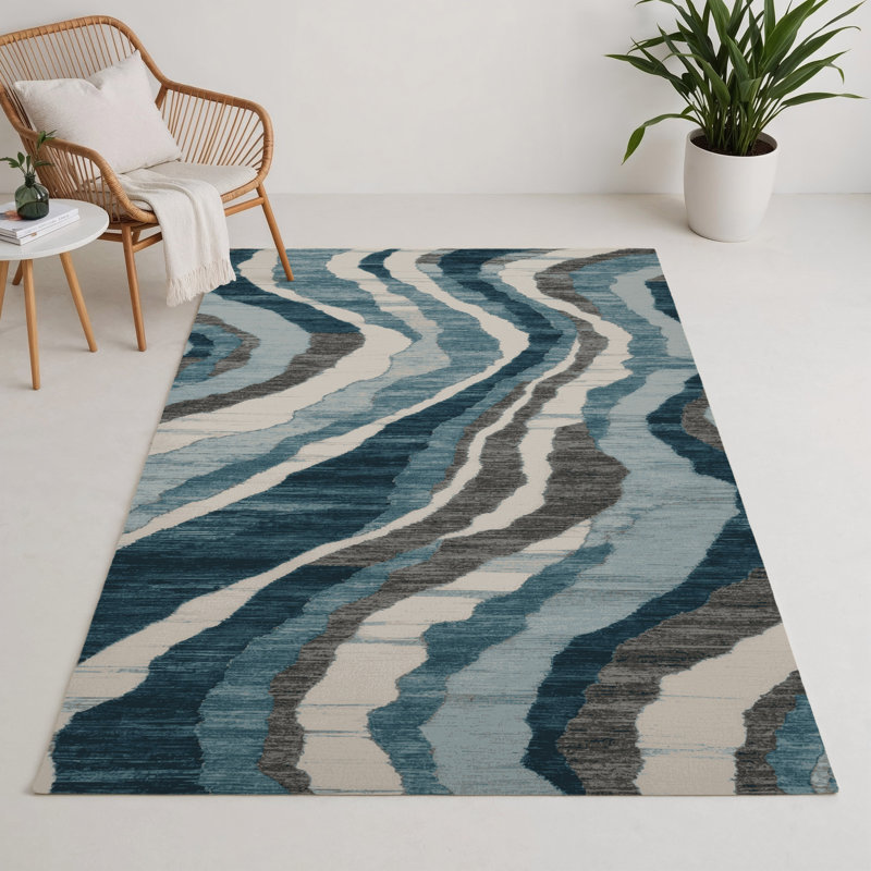 Nature Green Indoor and Outdoor Area Rug, Rectangle 9' x 12'