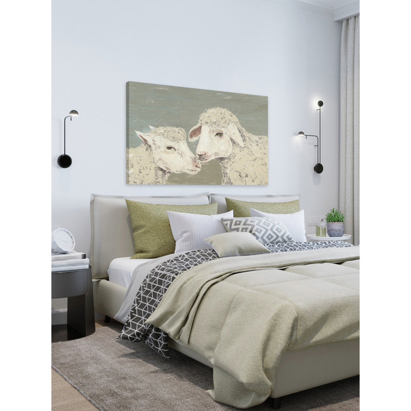 Gentle Partners - Wrapped Canvas Painting, 76cm H x 114cm W 