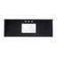 Bravon 61. Plan de toilette en granit noir Galaxy avec lavabo simple blanche-134155470-134155471