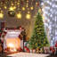 Arbre de Noël vert avec lumières-1575742208