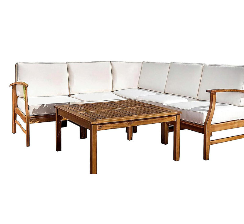 PERLA 6-PCS SOFA SET, CREAM