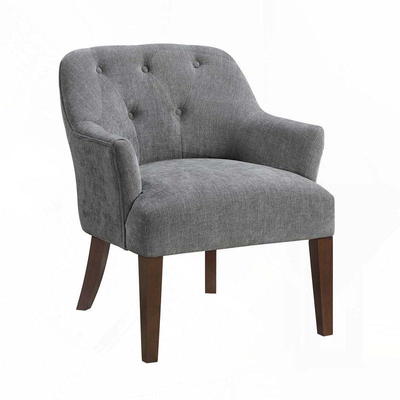 Fauteuil d'appoint Modern, Gris anthracite