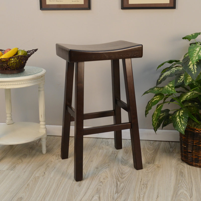 Élégant tabouret de bar noir avec siège ergonomique 30 po, Espresso, Tabouret de bar (assise de 30 po de hauteur)