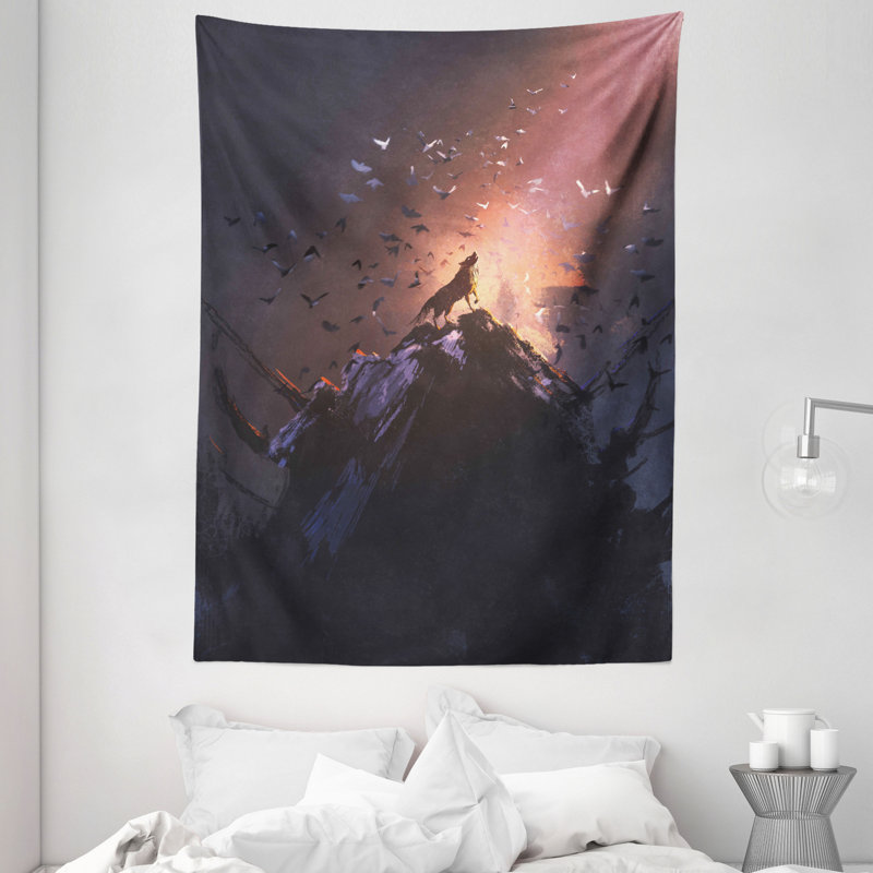 Tapisserie en polyester, H 80 po x l 60 po